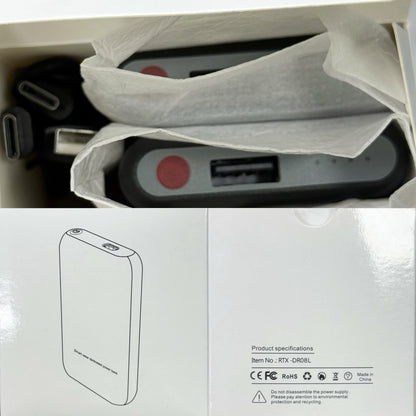 LITEGUEST Mini 5000mAh Power Bank Set with 3 Heat Levels & App Control