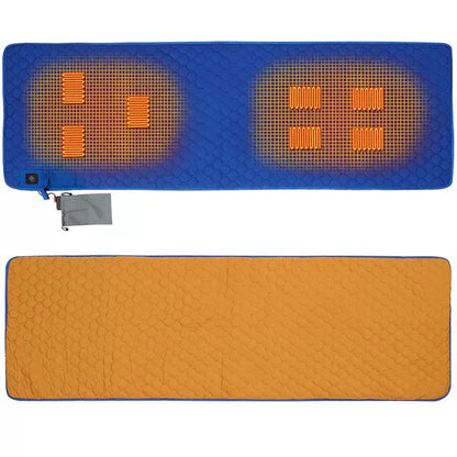 LITEGUEST 7-Zone USB Heated Sleeping Mat for Cold Ground Comfort