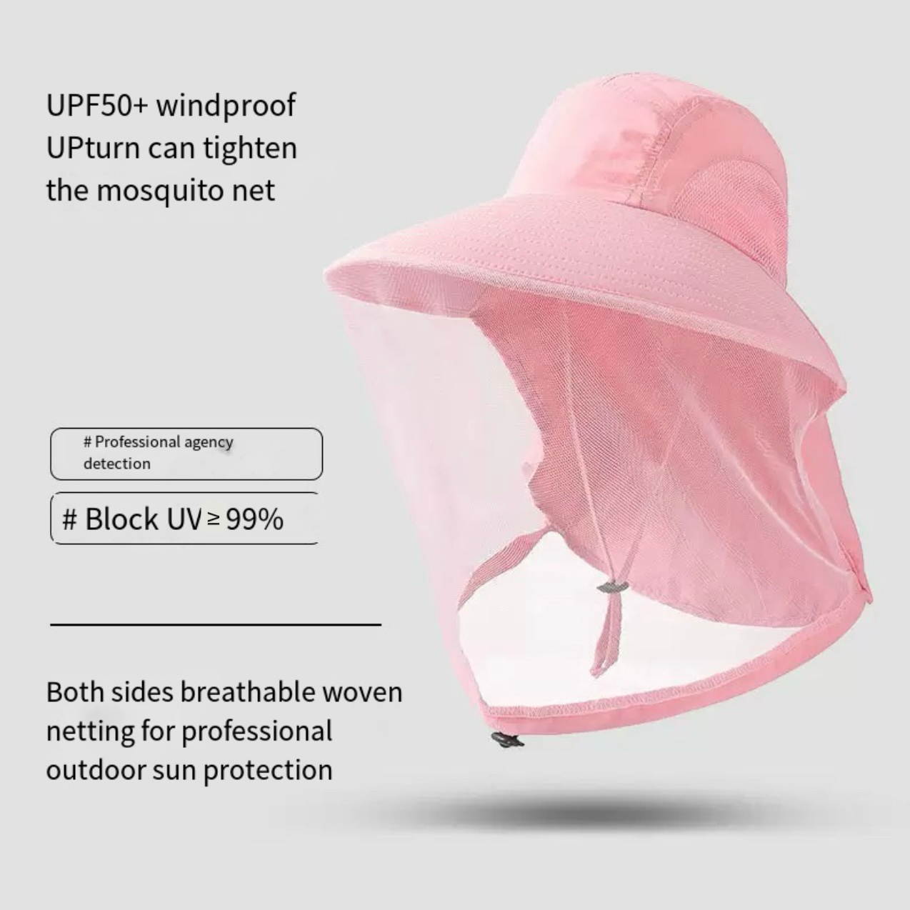 LITEGUEST Mosquito-Proof Fishing Hat – Full Coverage & UPF50+