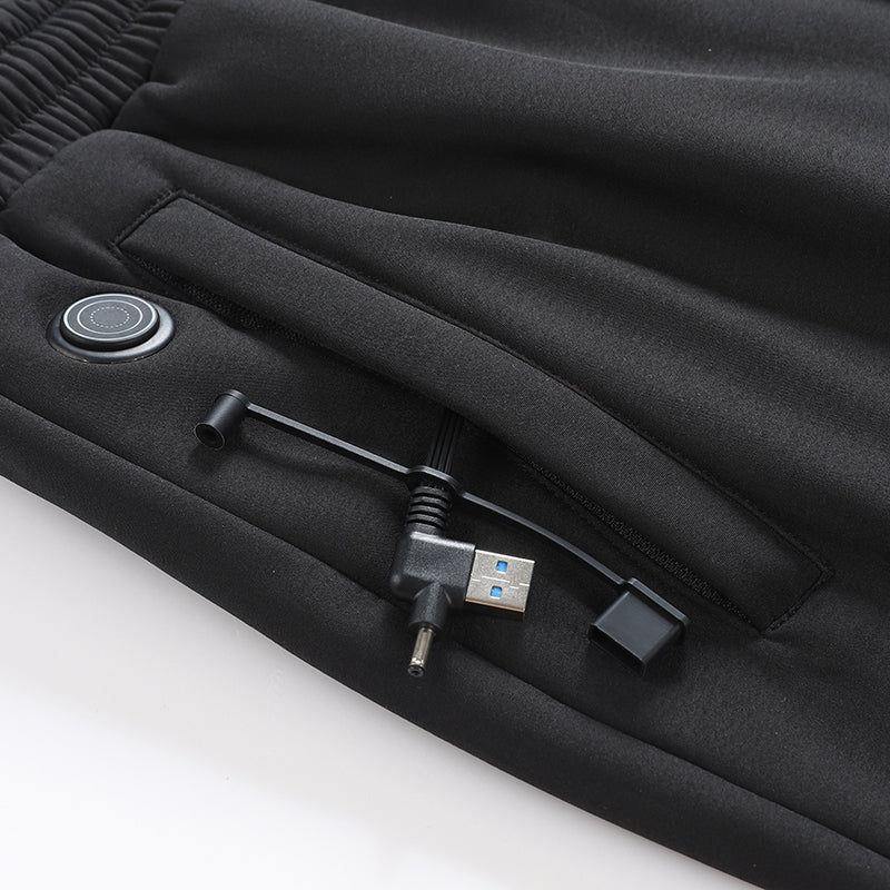 LITEGUEST 12-Zone Heated Pants Fast Heating Windproof Warm for Winter