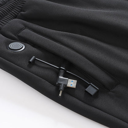 LITEGUEST 12-Zone Heated Pants Fast Heating Windproof Warm for Winter