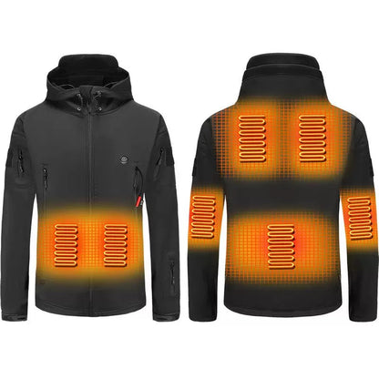 LITEGUEST 7-Zone Heated Camo Jacket Waterproof Outdoor for Winter