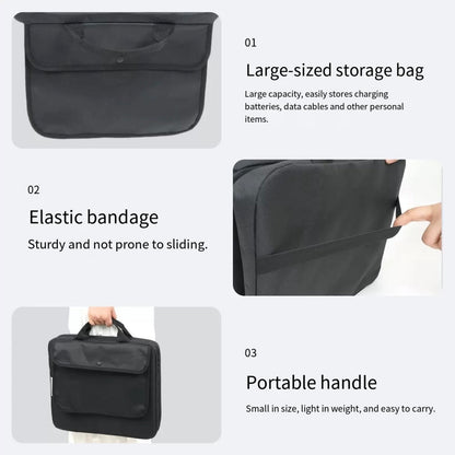 LITEGUEST USB Heated Stadium Seat Cushion Foldable Portable Chair Pad