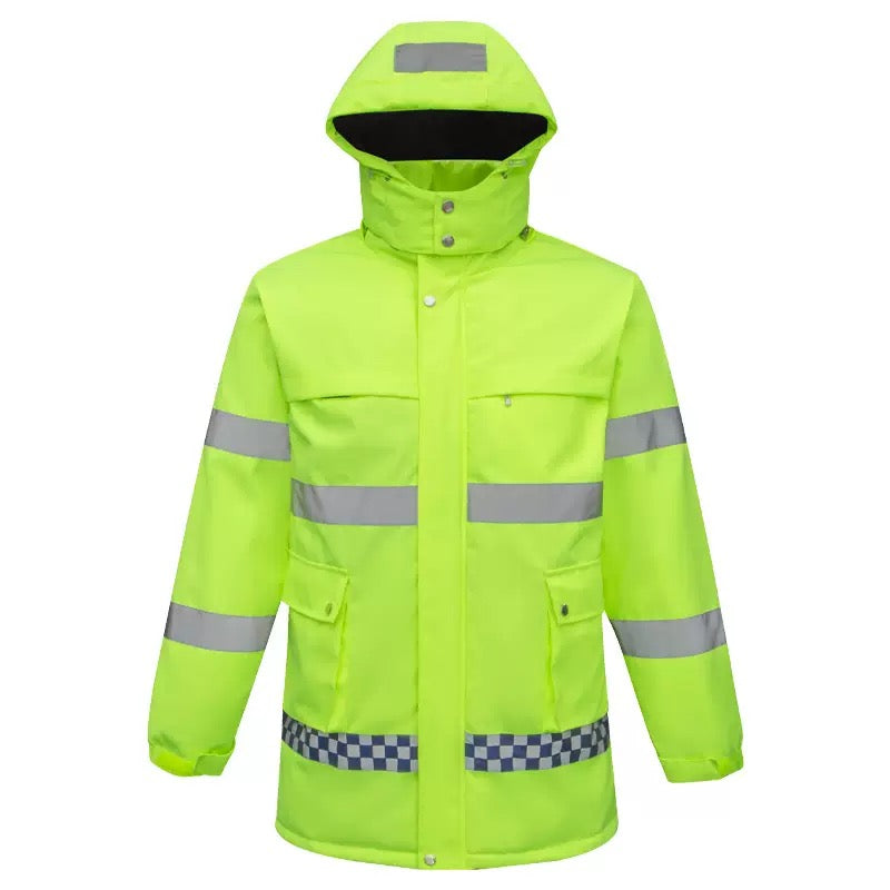 LITEGUEST 8-Zone Heated Reflective Work Jacket for Outdoor Duty