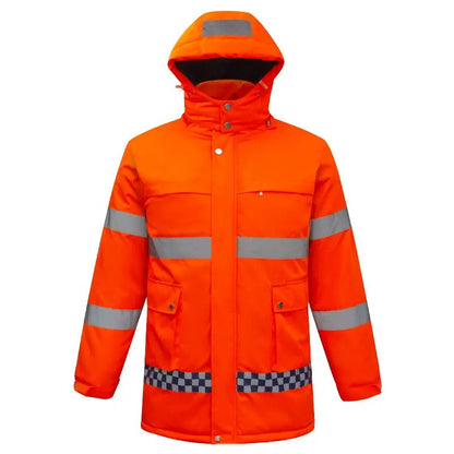 LITEGUEST 8-Zone Heated Reflective Work Jacket for Outdoor Duty