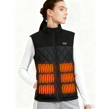 LITEGUEST 17-Zone Dual-Control Heated Vest for Daily Winter Warmth