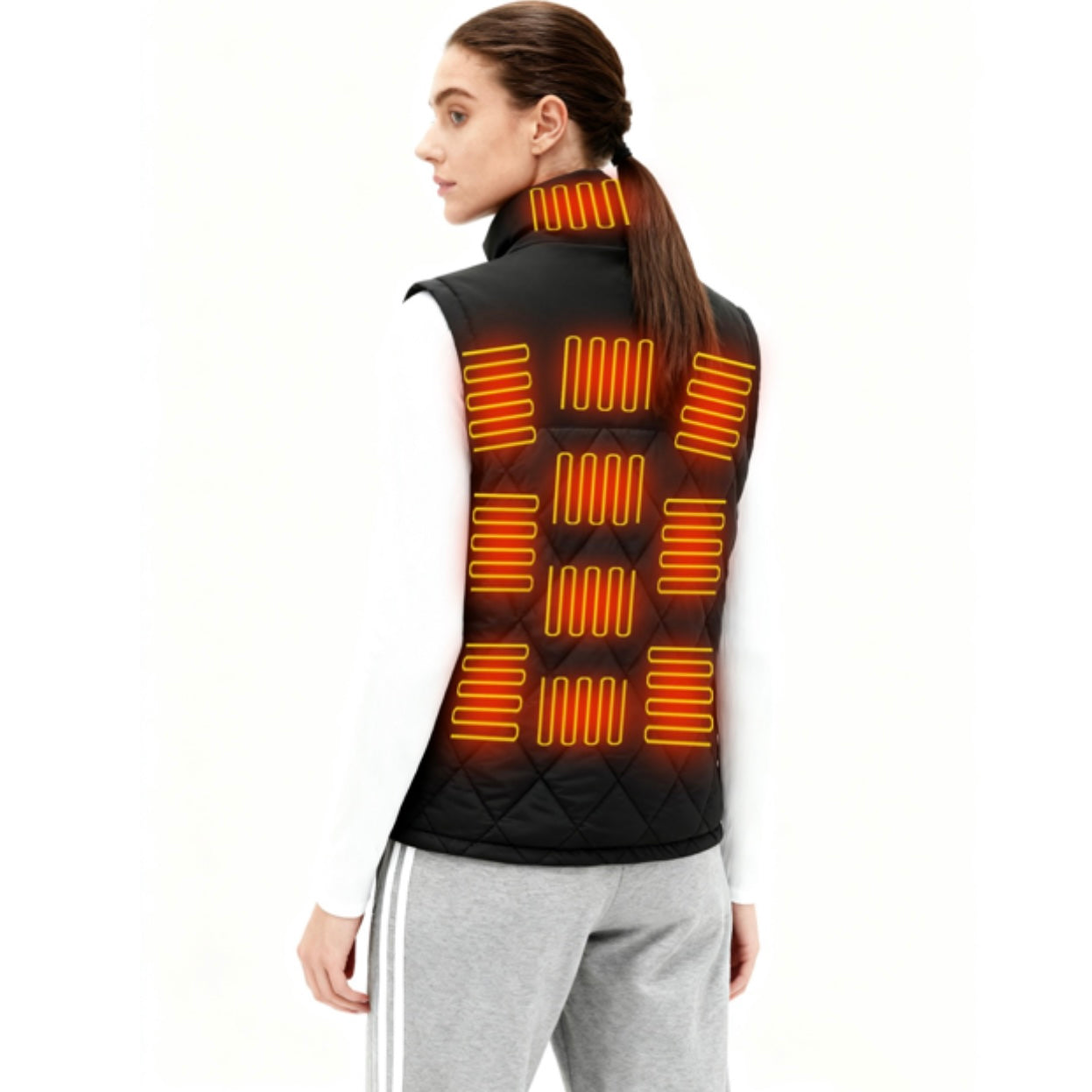 LITEGUEST 17-Zone Dual-Control Heated Vest for Daily Winter Warmth