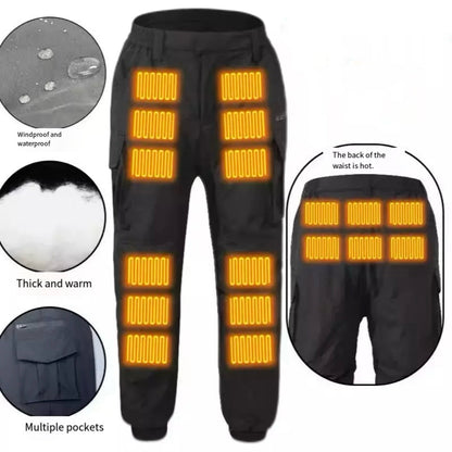 LITEGUEST 18-Zone Heated Pants for Extreme Cold Riding & Skiing