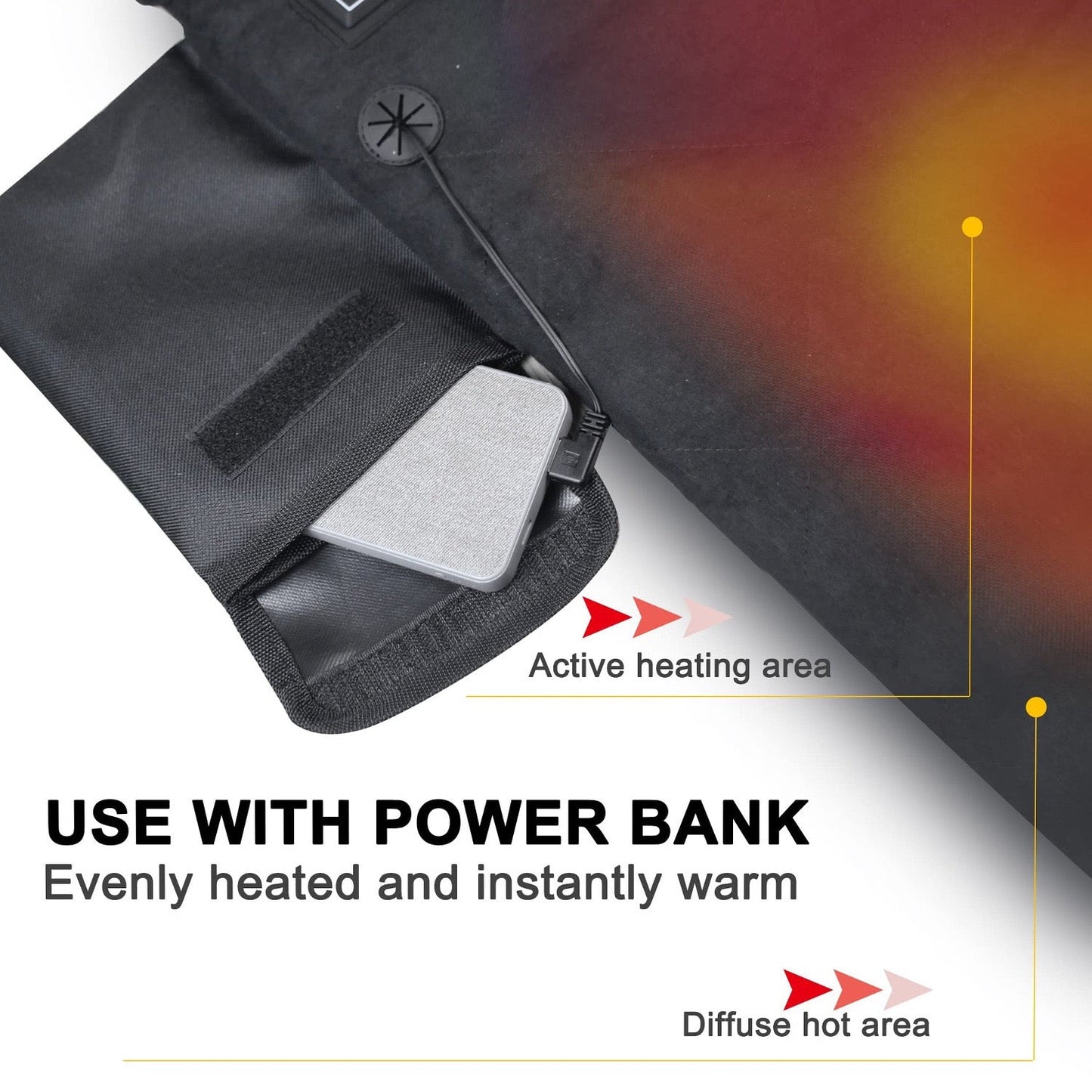 LITEGUEST Heated Outdoor Seat Cushion with Backrest – Winter Comfort