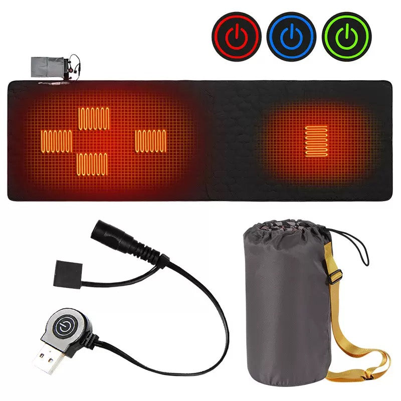 LITEGUEST USB Heated Sleeping Pad Camping Tent Mat for Cold Weather