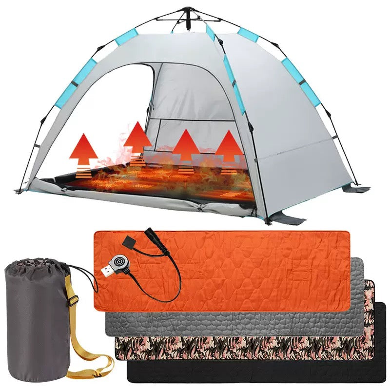 LITEGUEST USB Heated Sleeping Pad Camping Tent Mat for Cold Weather