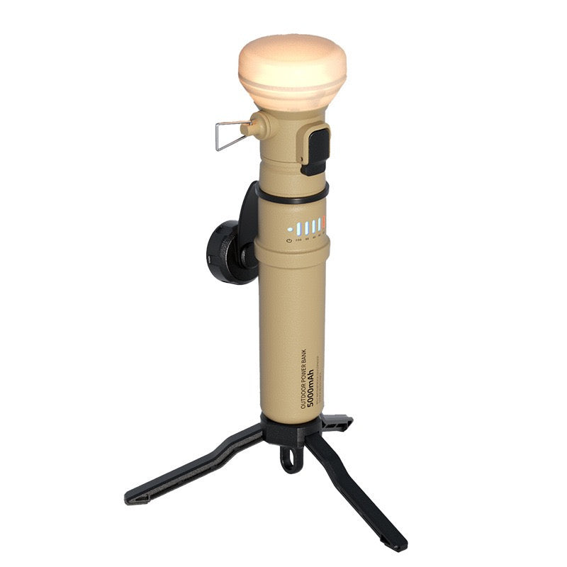 LITEGUEST 2-in-1 Retro Camping Lantern with 5000mAh Power Bank