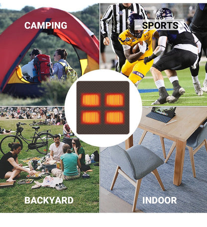 LITEGUEST Heated Seat Cushion Portable Warmth for Outdoor Use