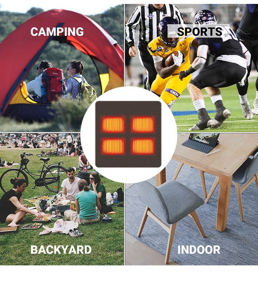 LITEGUEST Heated Seat Cushion Portable Warmth for Outdoor Use