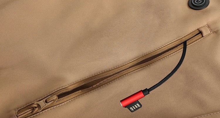 LITEGUEST 7-Zone Heated Camo Jacket Waterproof Outdoor for Winter