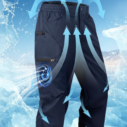 LITEGUEST Smart Air-Conditioned Fan Cooling Pants – USB Dual Fans