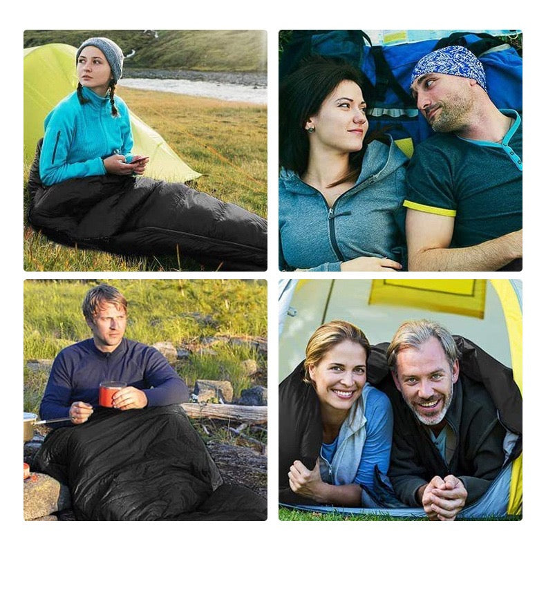 LITEGUEST Heated Double Sleeping Bag USB-Powered for Cold-Weather Camping