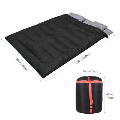 LITEGUEST Heated Double Sleeping Bag USB-Powered for Cold-Weather Camping