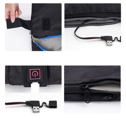 LITEGUEST Heated Double Sleeping Bag USB-Powered for Cold-Weather Camping