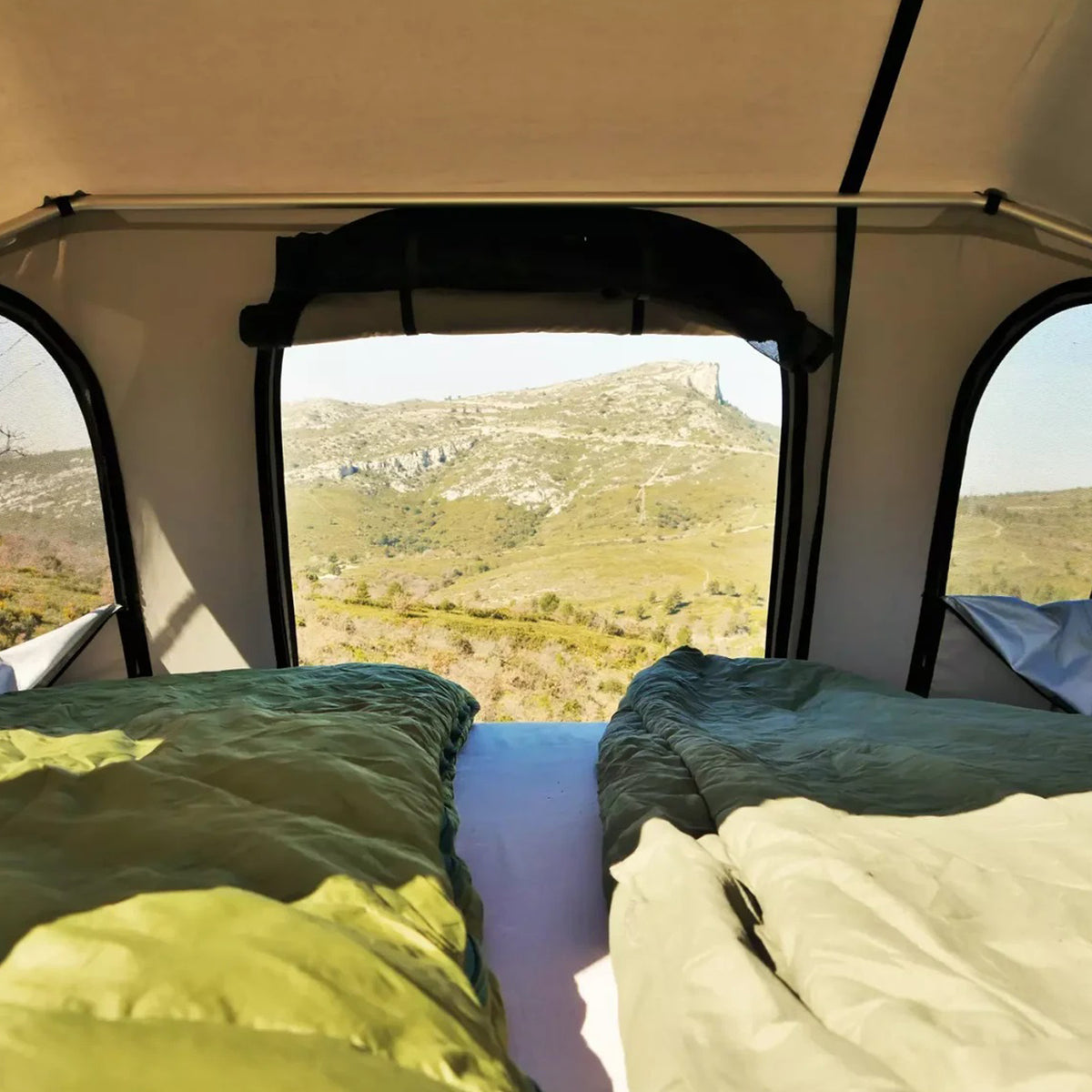 james baroud rooftop tent Vision FRAME:WHT&GRY CBLT AN Campingplatz Campeggio Torre Salinas 27.5