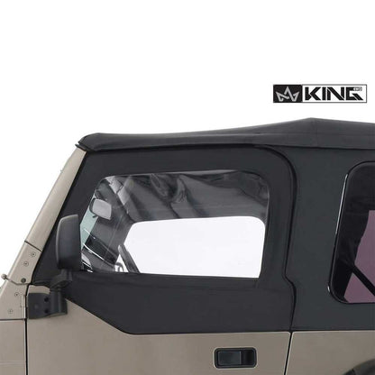 Premium Upper Door Skins - Black Diamond For Jeep Wrangler TJ