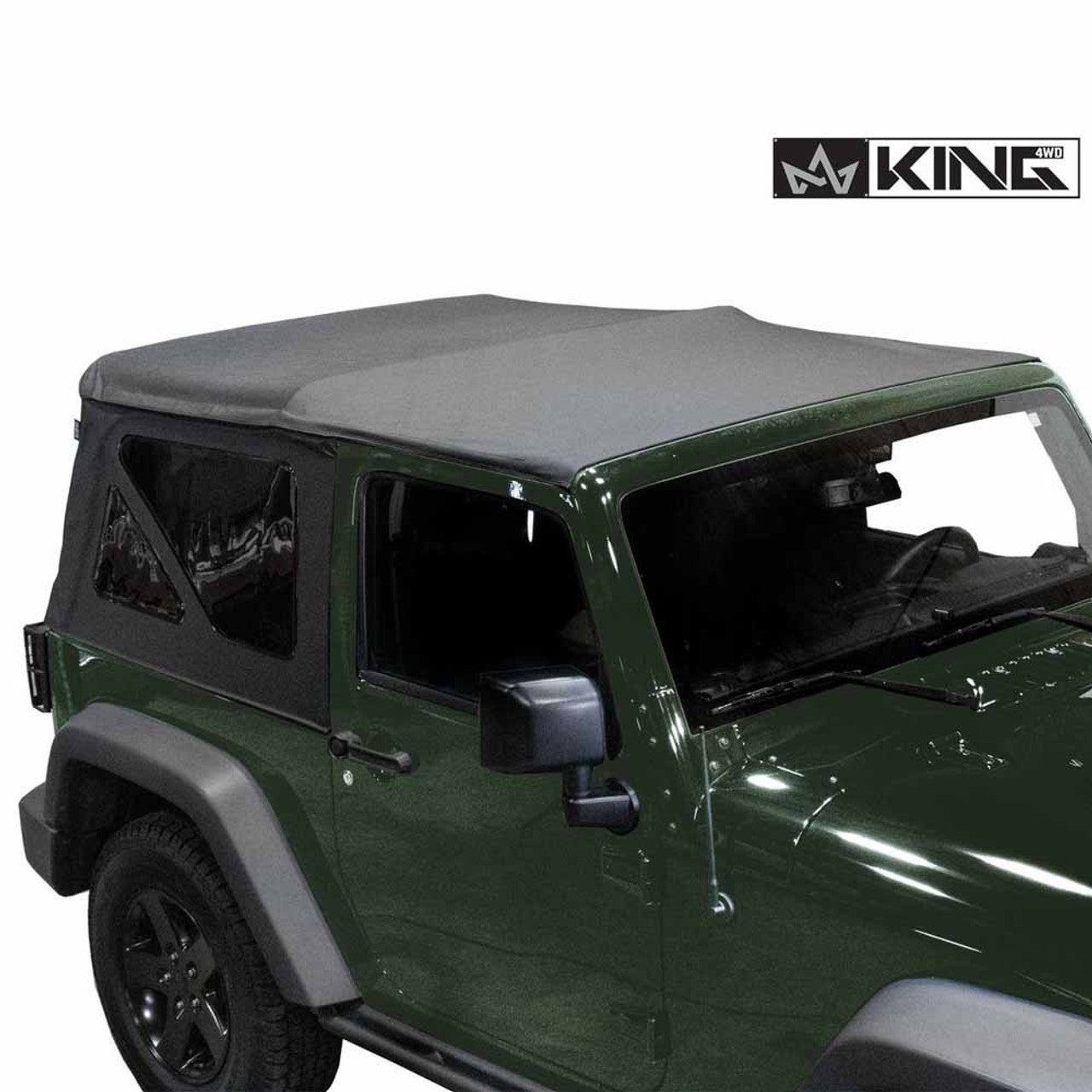 King 4WD Replacement Soft Top For Jeep Wrangler JK (2007-2009)