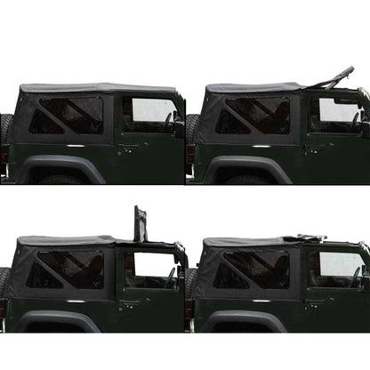 King 4WD Replacement Soft Top For Jeep Wrangler JK (2007-2009)