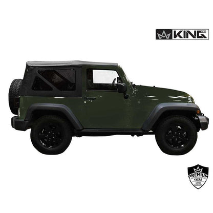 King 4WD Replacement Soft Top For Jeep Wrangler JK (2007-2009)