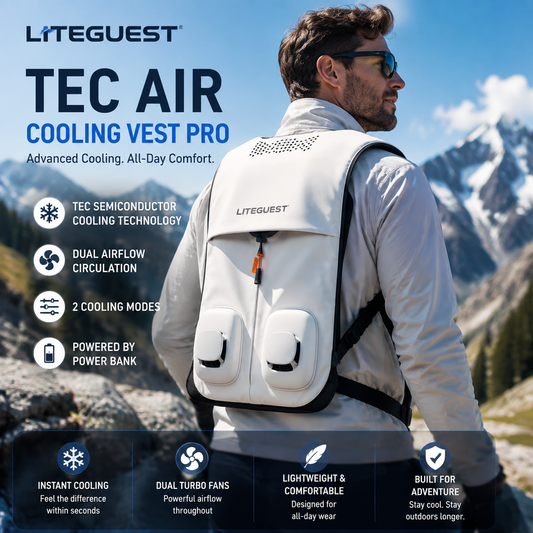 LITEGUEST TEC Air Conditioning Vest Pro | Advanced Cooling Vest