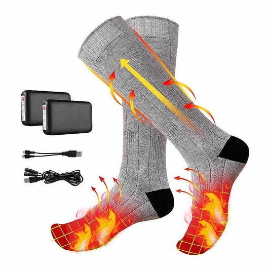 LITEGUEST Heated Leg Warmers – USB Electric Socks for Winter Outdoors