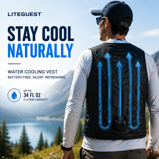 LITEGUEST Water-Cooled Cooling Vest – Battery-Free Heat Relief