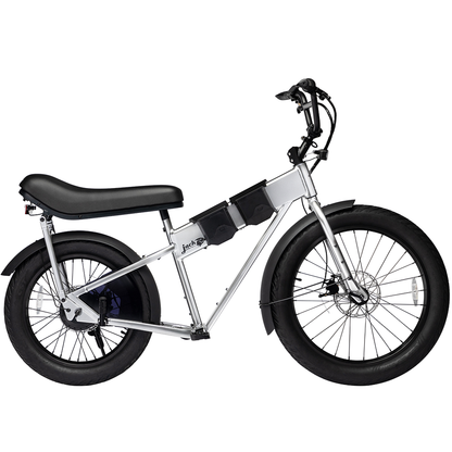 JackRabbit MG Doble - Lightweight 2-Up Seat Micro Hauler, Silver