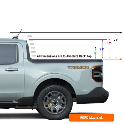 XTR1 Bed Rack for Retrax XR Cover - Ford Maverick