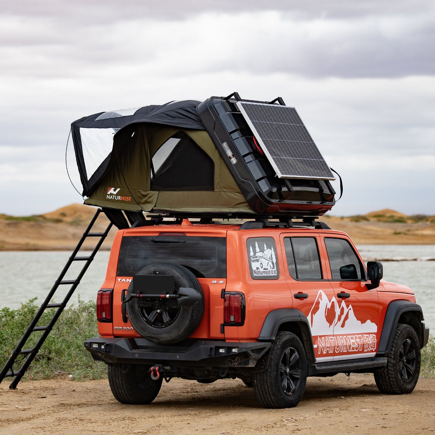 Naturnest Sirius 1 Plus Clamshell Rooftop Tent