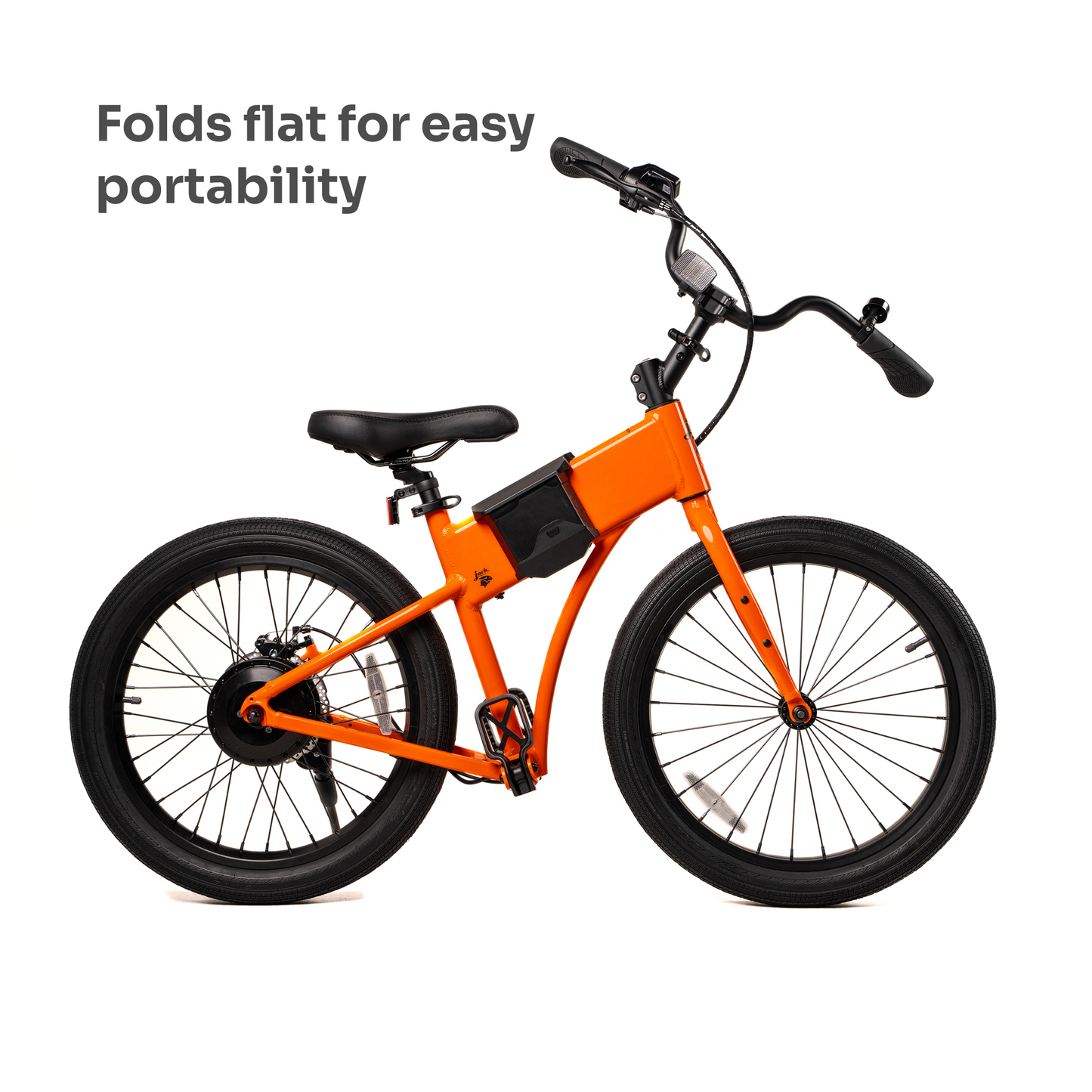 JackRabbit OG2 Pro - Lightweight & Compact Pro Micro eBike, Orange