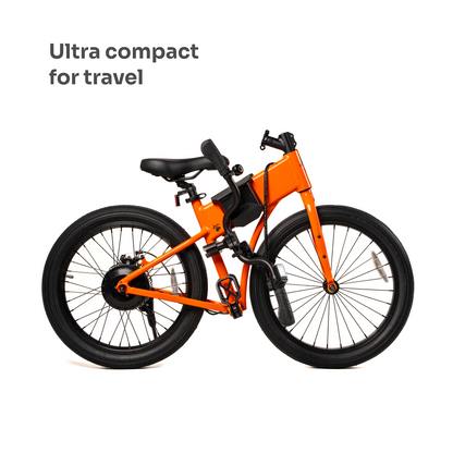 JackRabbit OG2 Pro - Lightweight & Compact Pro Micro eBike, Orange