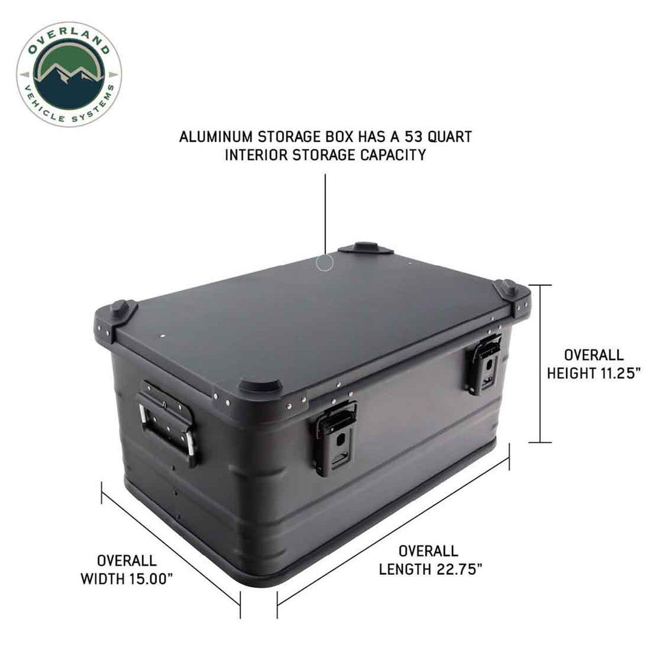 Overland Vehicle Systems Aluminum Box Storage 53 qt, image size:1280x1280