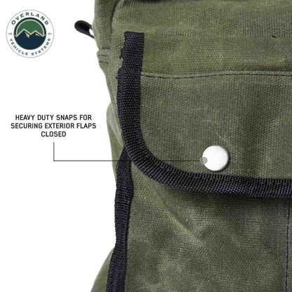 OVS Canyon Wax Canvas Small Duffle Bag | Durable Gear Storage