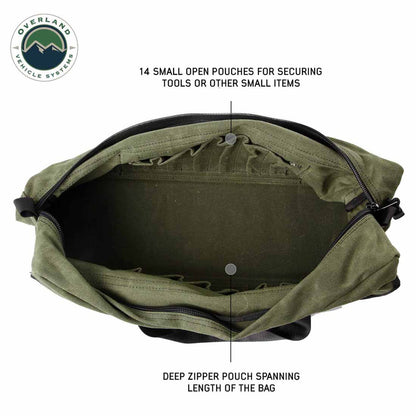 OVS Canyon Wax Canvas Small Duffle Bag | Durable Gear Storage