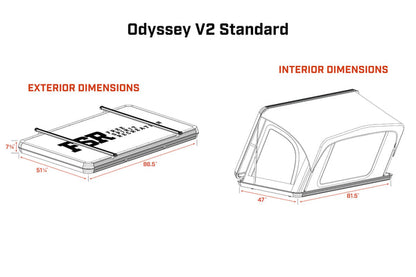 Freespirit Recreation Odyssey V2 Hard Shell Rooftop Tent