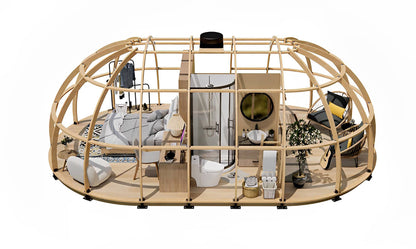 Domespaces Polaris TYL Eco-Friendly Glamping Tents