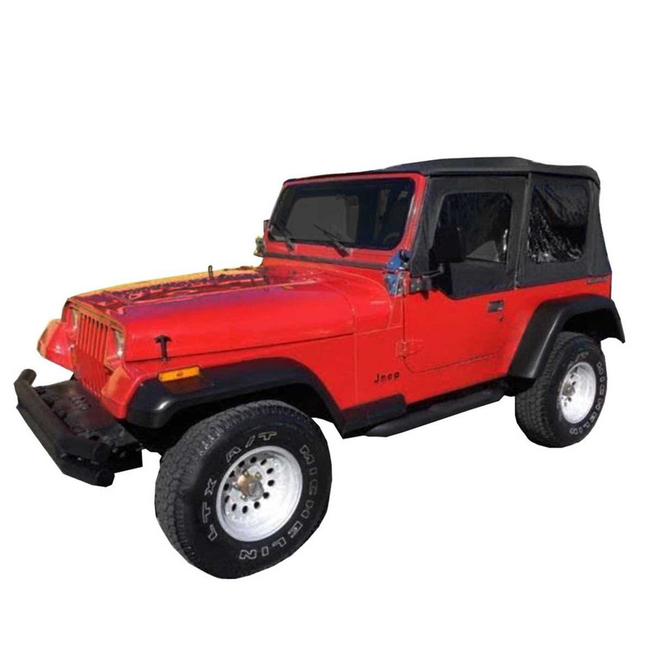 Premium Replacement Soft Top - Black Diamond For Jeep YJ (1987-1995)