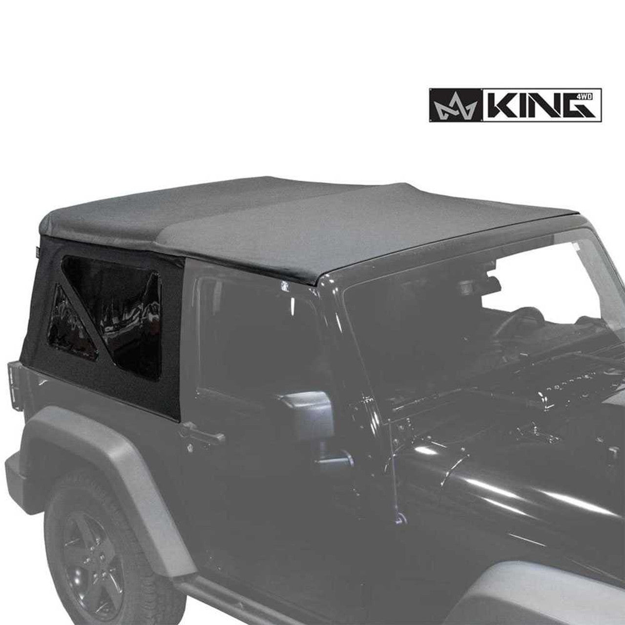 Premium Replacement Soft Top For Jeep Wrangler JK 2010-2018 | Black Diamond