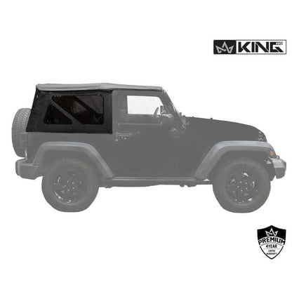 Premium Replacement Soft Top For Jeep Wrangler JK 2010-2018 | Black Diamond