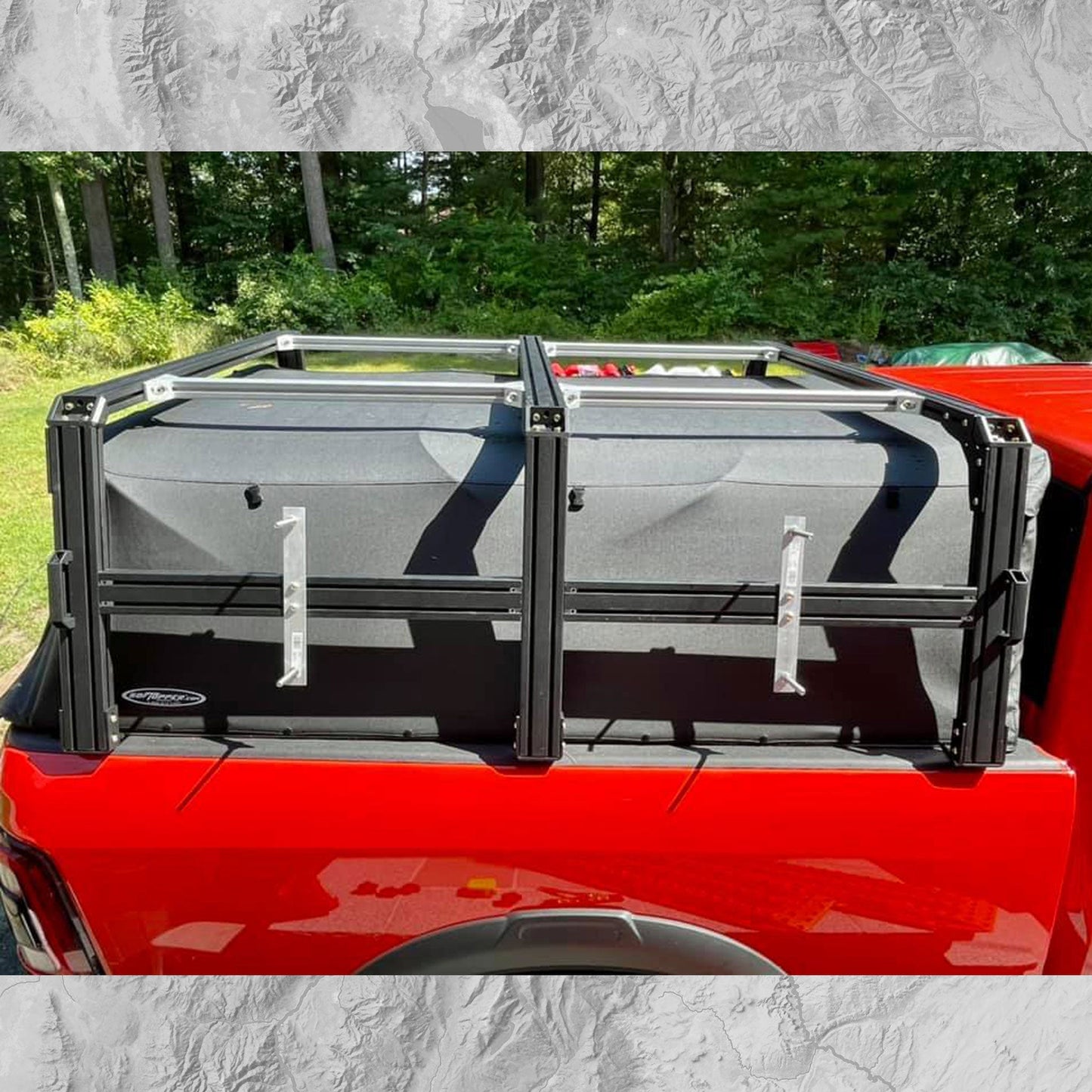 XTR1 Bed Rack for Retrax XR Cover - Dodge Ram 1500 - Tapered Bed