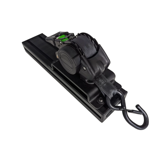 Bed Rack Mounted Ratchet Strap