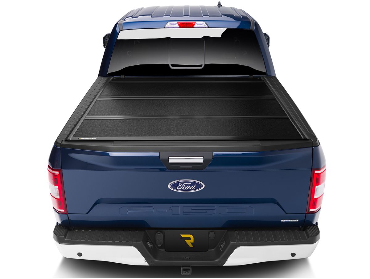 RealTruck BakFlip Fibermax Hard Folding Tonneau Cover For Toyota Tacoma