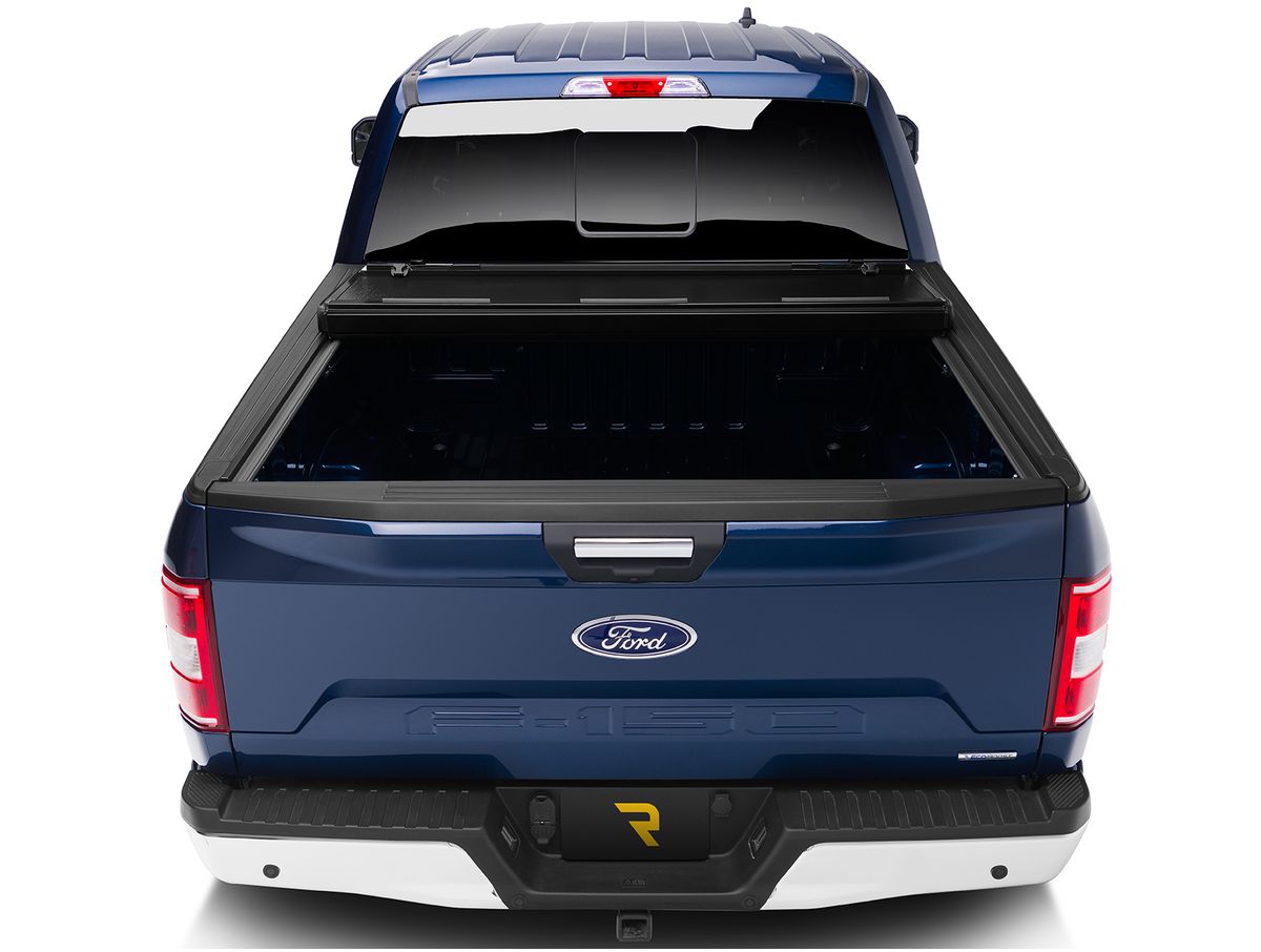 RealTruck BakFlip Fibermax Hard Folding Tonneau Cover For Toyota Tacoma