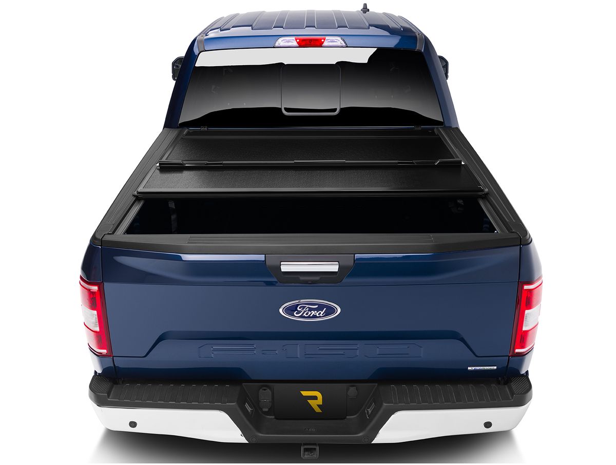 RealTruck BakFlip Fibermax Hard Folding Tonneau Cover For Toyota Tacoma