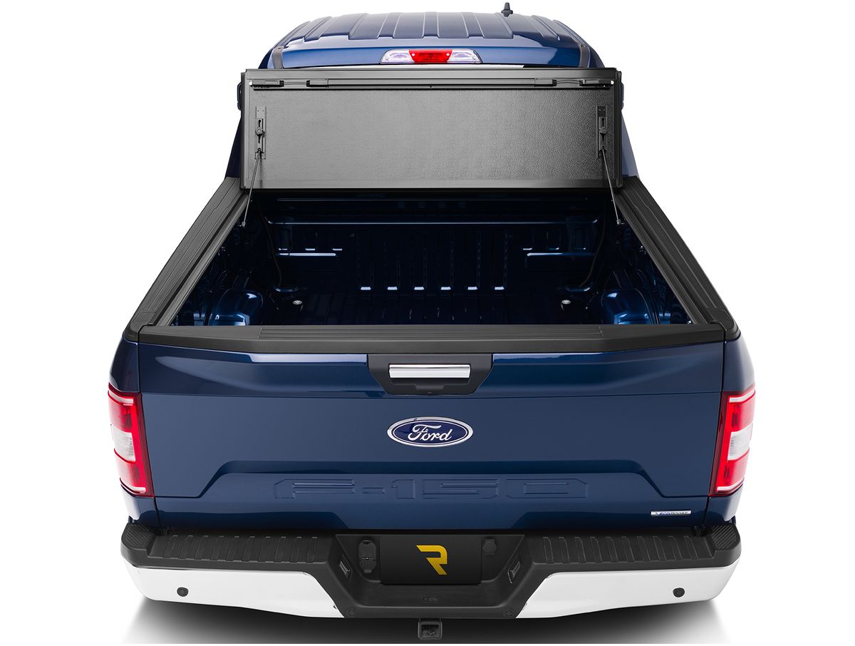 RealTruck BakFlip Fibermax Hard Folding Tonneau Cover For Toyota Tacoma